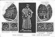 Eisleben - Luther und Reliefs am Lutherdenkmal